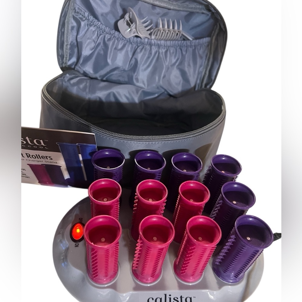 Calista Tools Travel Hot Rollers
Working 12 Rollers, Clips, Carry Bag